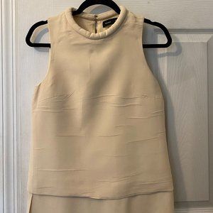 Proenza Schouler Cream Collared Top